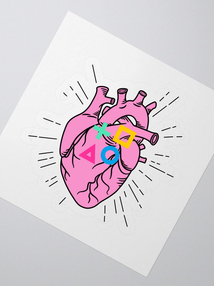 Heart Of Game Sticker product image (6)