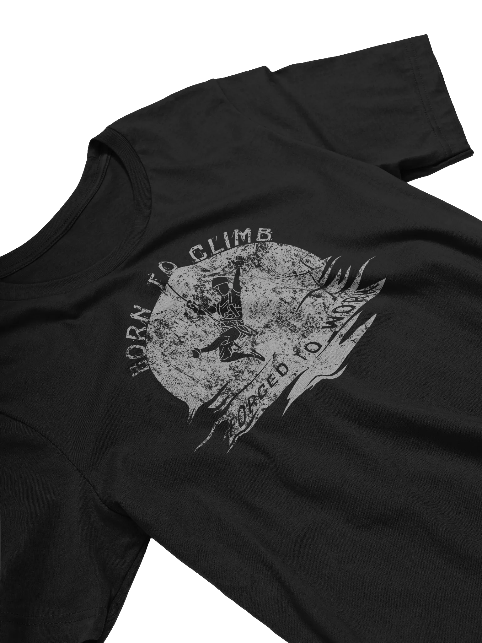 Sunset Born To Climb Forced To Work Rope Access T-Shirt - Funny IRATA SPRAT Gift product image (31)