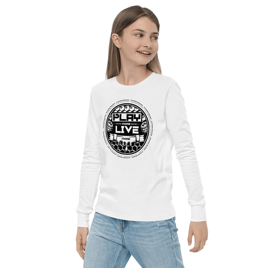 Play More Live More Youth Long Sleeve T-Shirt product image (19)