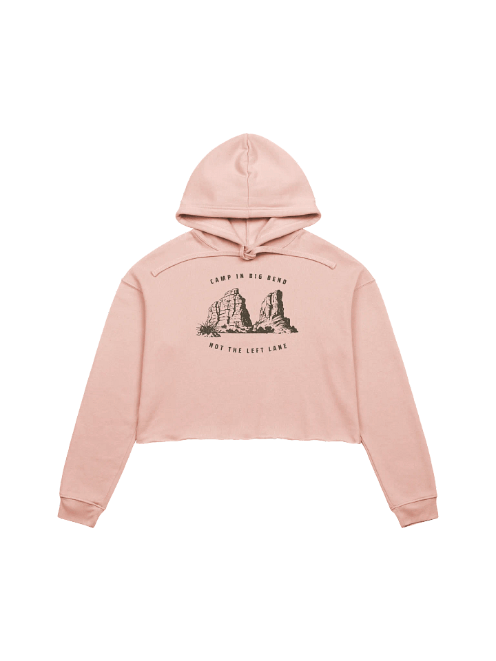 Camp in Big Bend Cropped Hoodie product image (1)