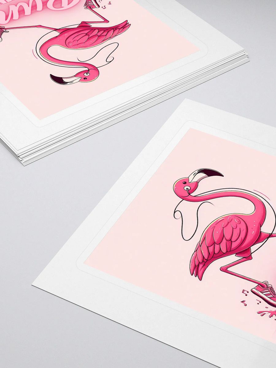Flamingo Run FOR FUN! Stickers product image (4)