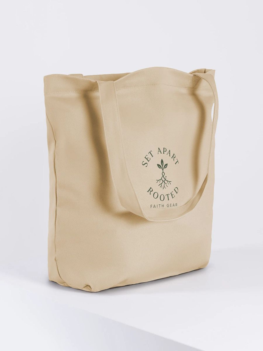 Set Apart & Rooted Plant Logo Bag (Khaki) product image (3)