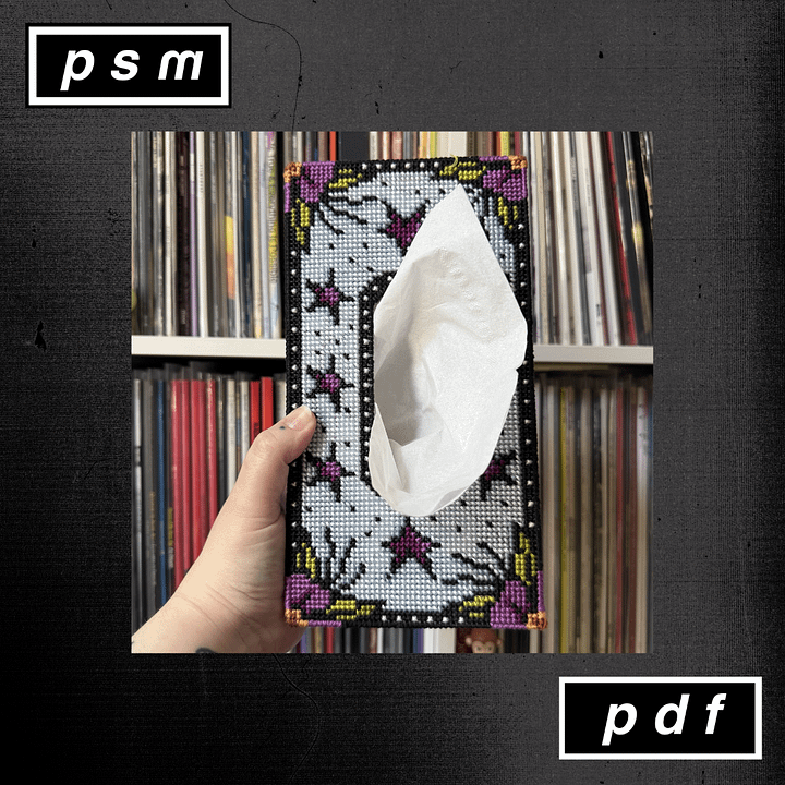 Lucky Dog Plastic Canvas Tissue Box Cover Pattern product image (2)