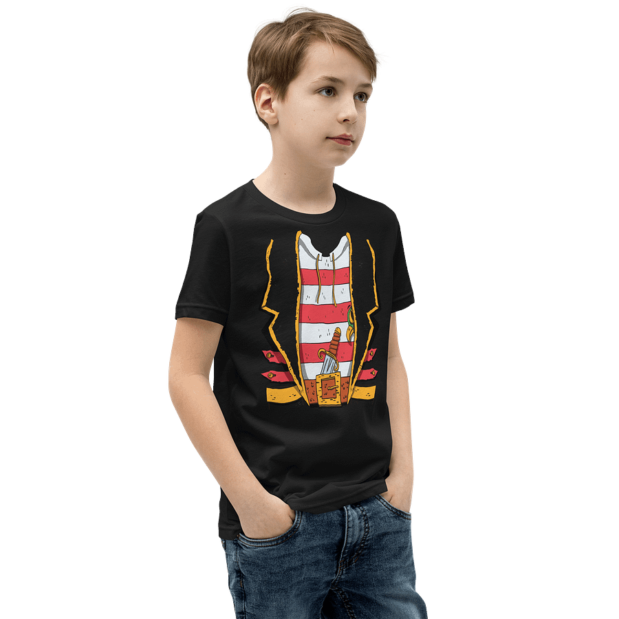 Pirate V2 Halloween Costume Funny T-Shirt For Kids product image (2)