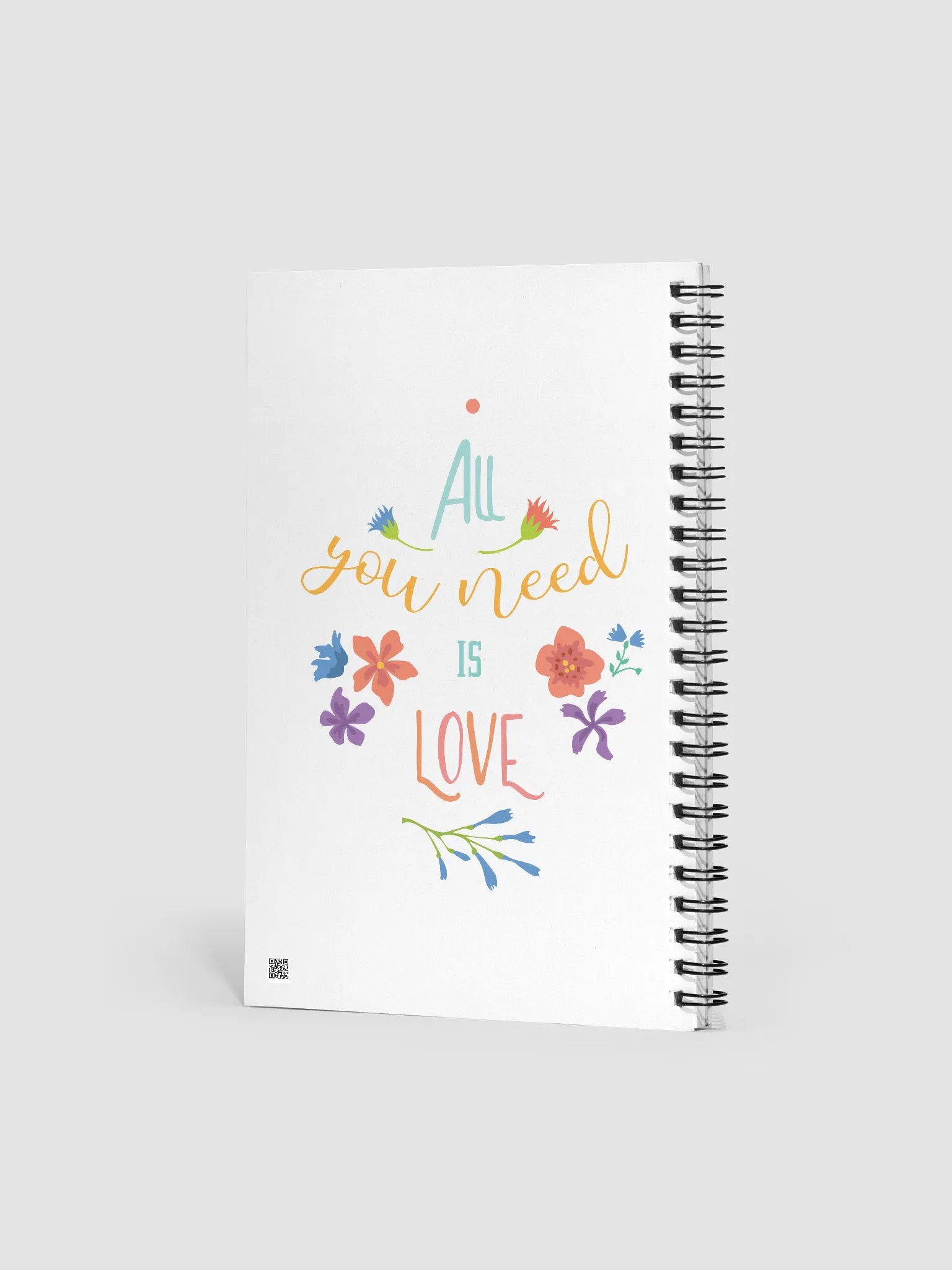 Love & Flowers Spiral Notebook product image (2)