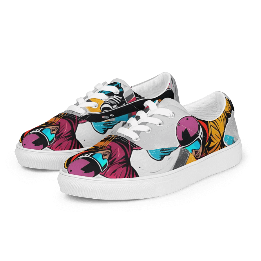 Energetic Snowboarder Canvas Shoes product image (6)