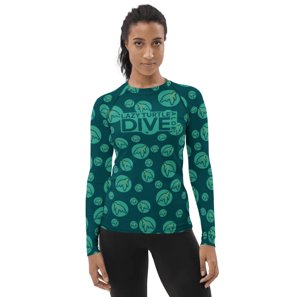 Lazy Turtle Dive - Turtle Bubbles - Women's Rashguard product image (3)