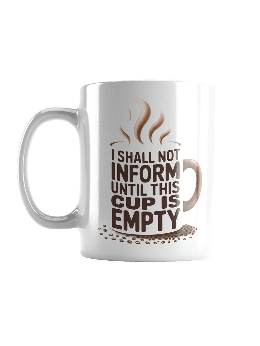 No Informing Before Coffee Human Design Manifestor Mug product image (1)