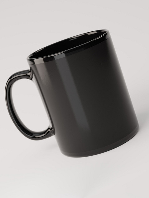 Photo showing Black Glossy Mug