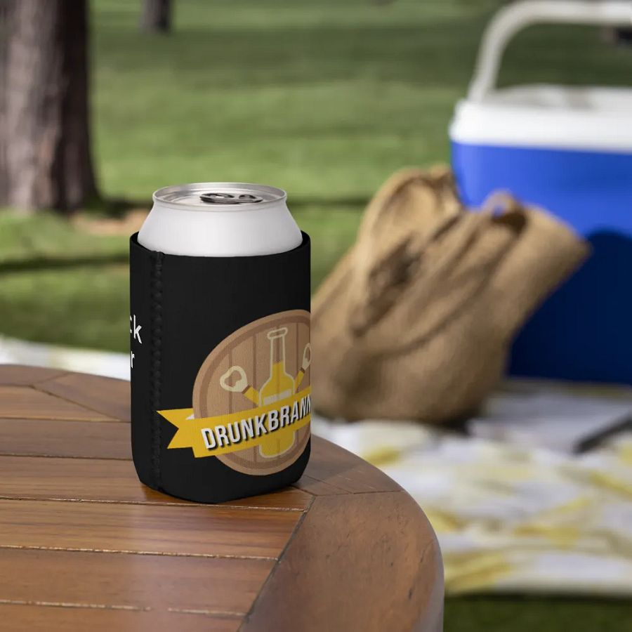 Drunk Koozie (black) product image (6)
