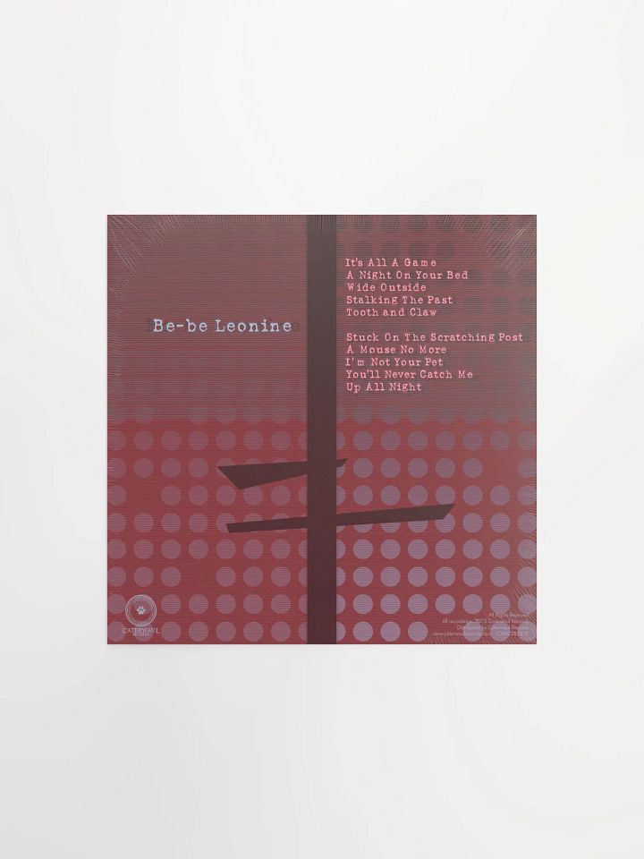 Be-be Leonine poster - Album jacket (back) - 12