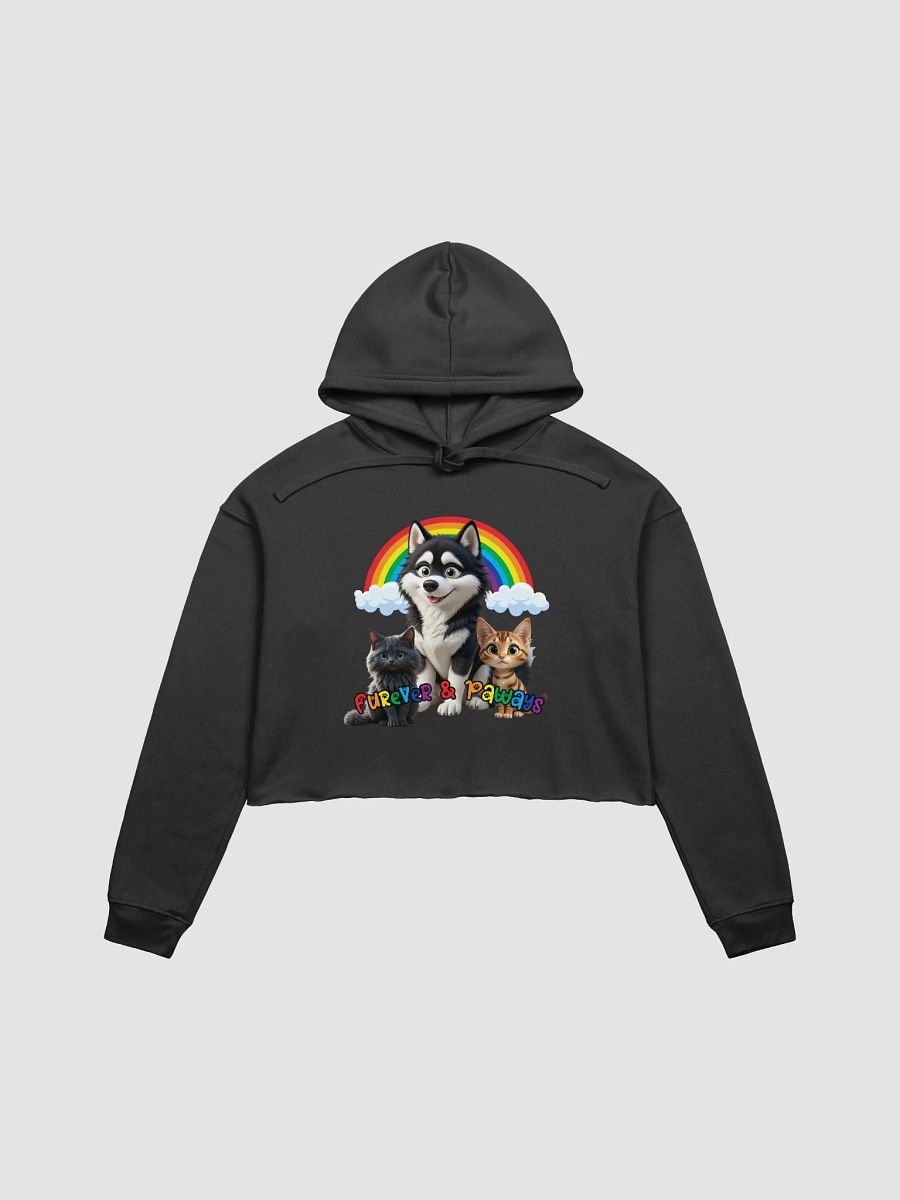 Furever & Always Fleece Crop Hoodie product image (1)