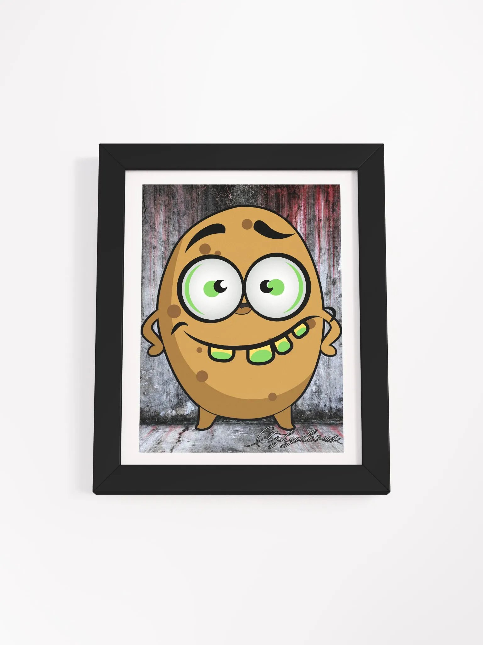 Spud-tacular Grin Framed Poster product image (1)