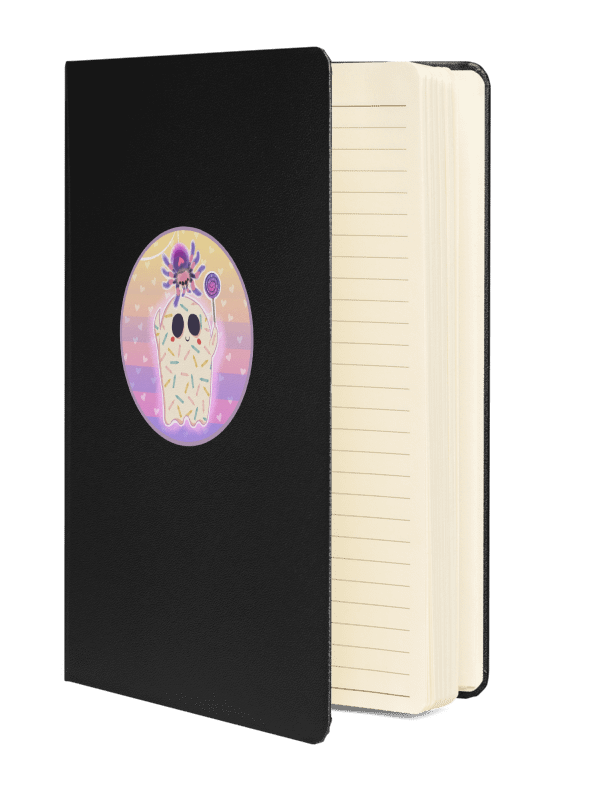 Pastel Little Ghost Spider Friend - Hardcover Notebook product image (2)