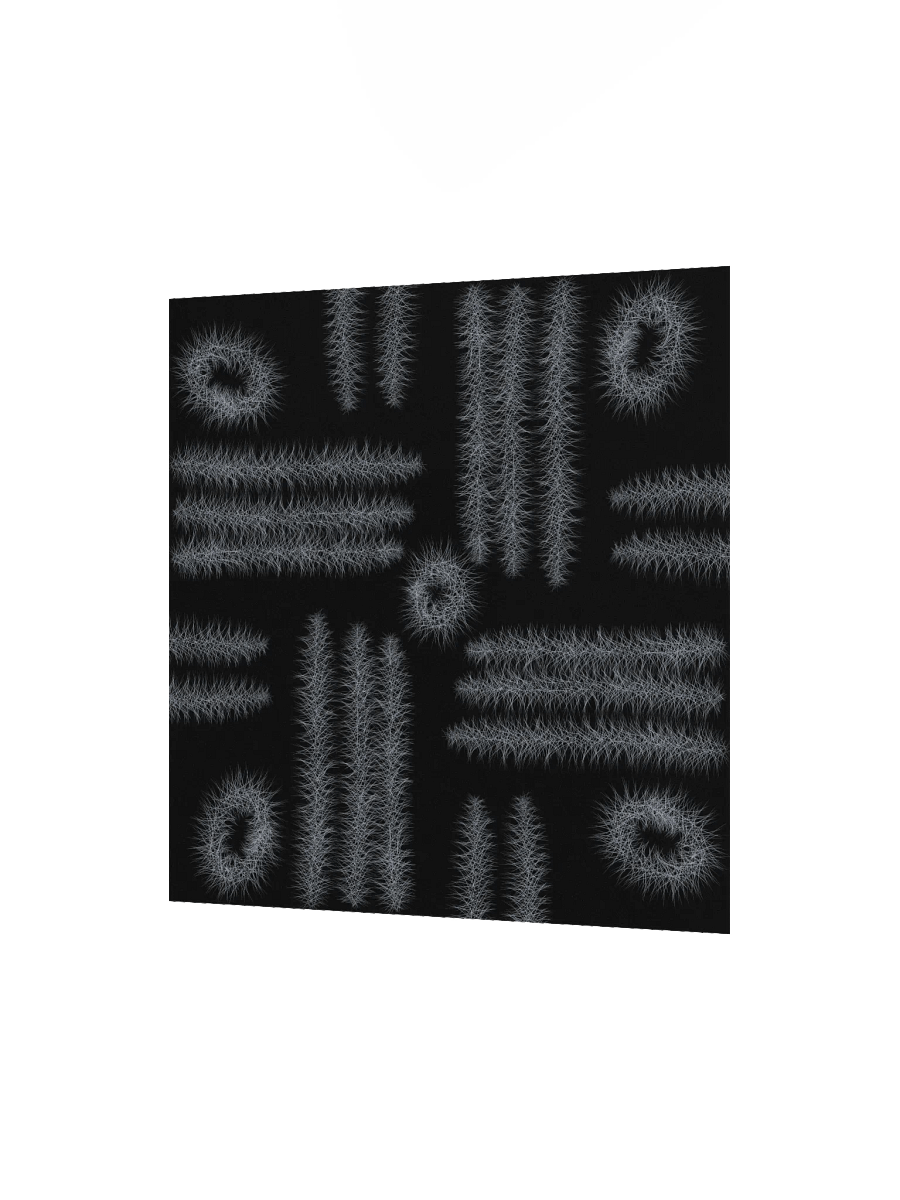 Minimalist geometry in black and white Poster product image (2)