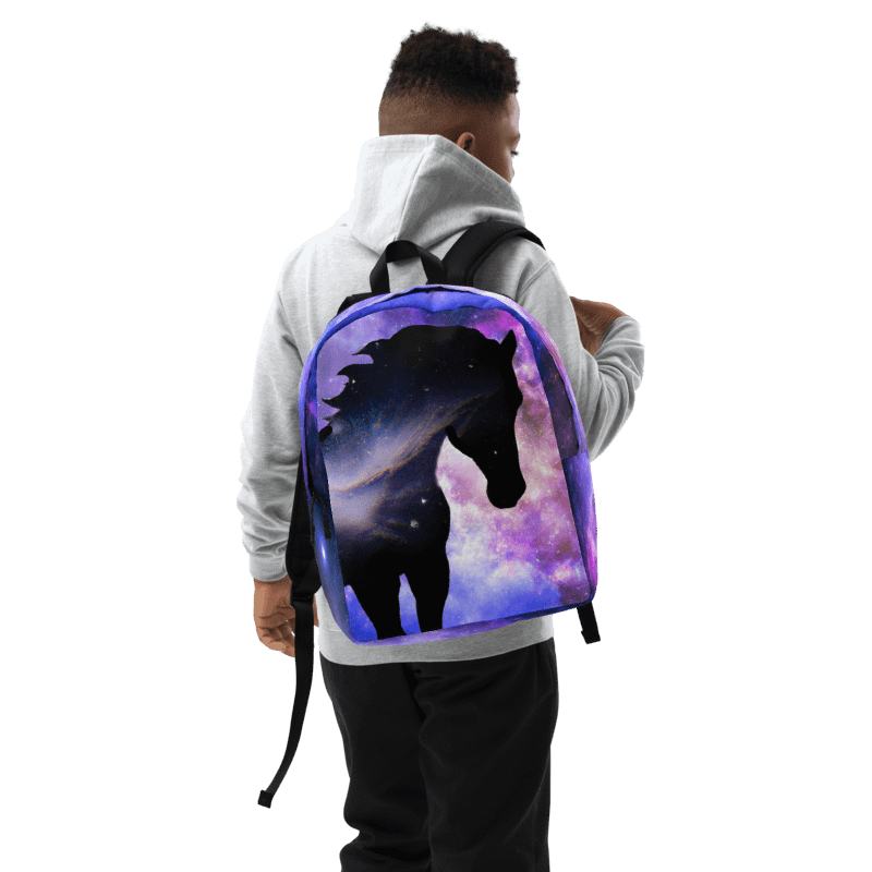 Galaxy horse - Nebula horses, backpack product image (10)