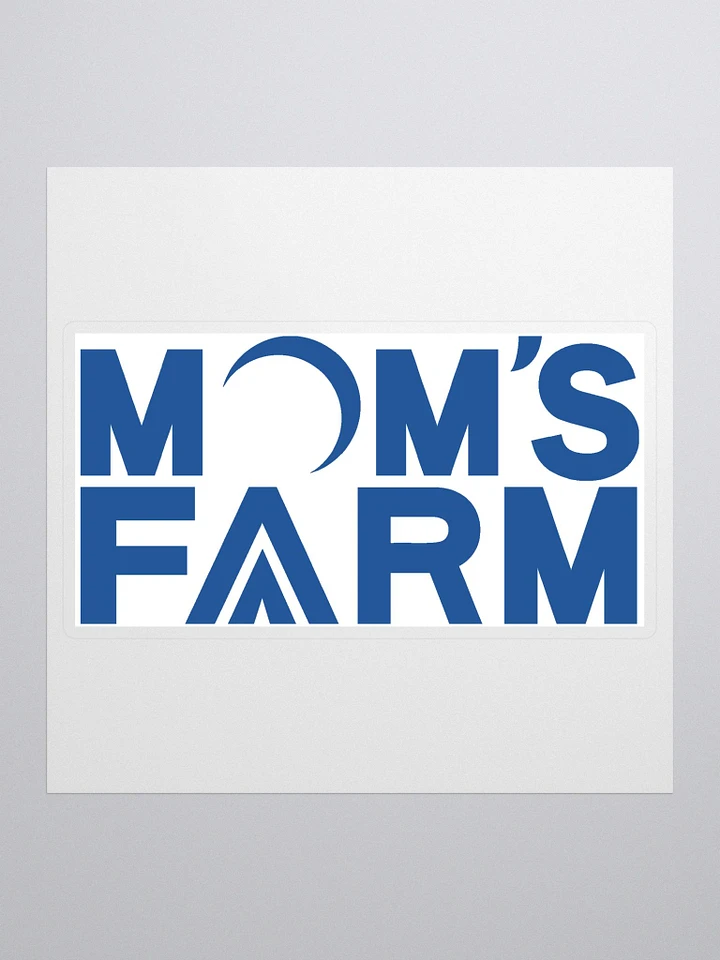 Mom's Farm Blue Sticker product image (1)