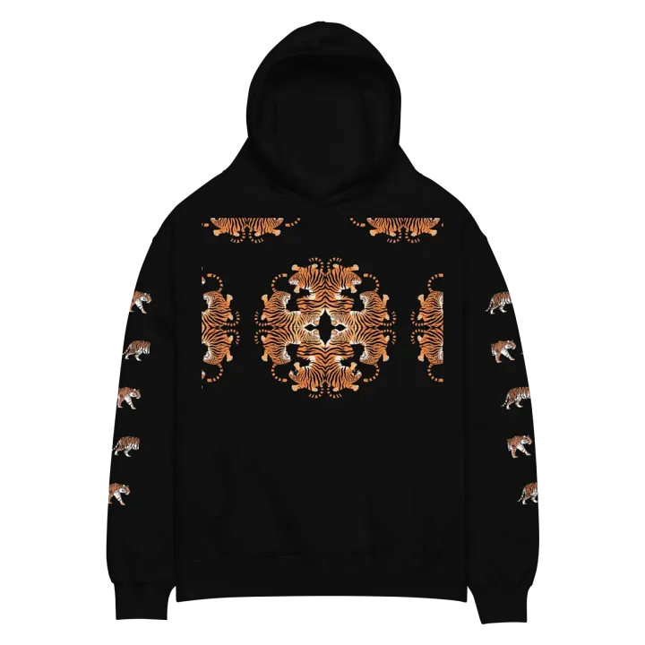 Tiger Mirage Unisex Oversized Hoodie product image (2)