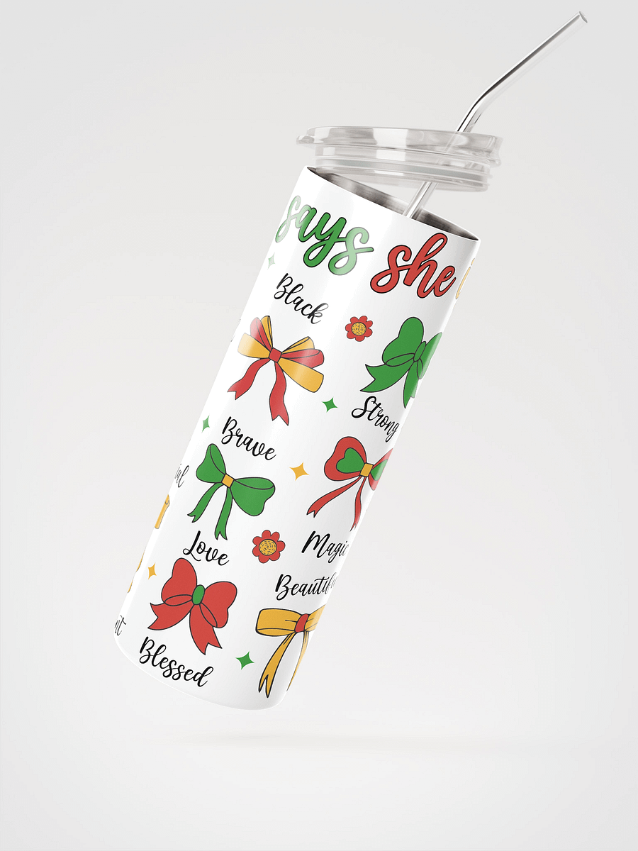 God Says She Is Stainless Steel Tumbler product image (2)