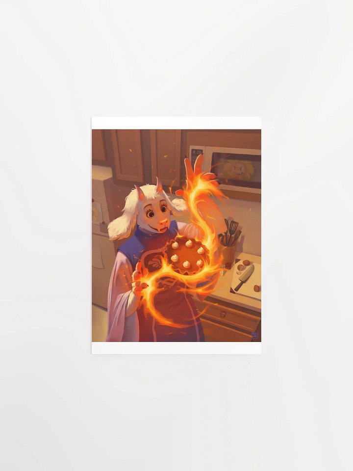 Toriel Uses Fire Magic Indoors Without Opening a Window and Gets Carbon Monoxide Poisoning and Dies Print product image (1)