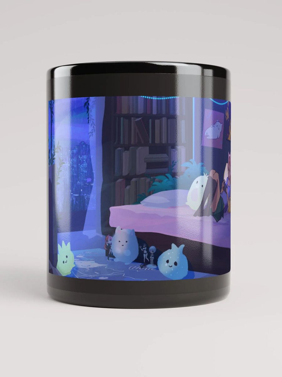 Mykah starting soon screen black mug product image (9)