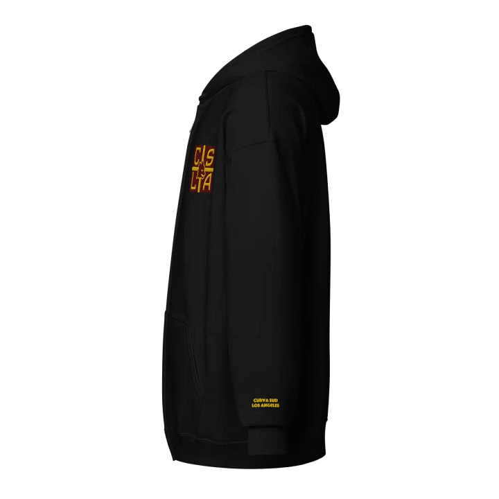 Zip up Hoodie Embroidered Unisex product image (2)
