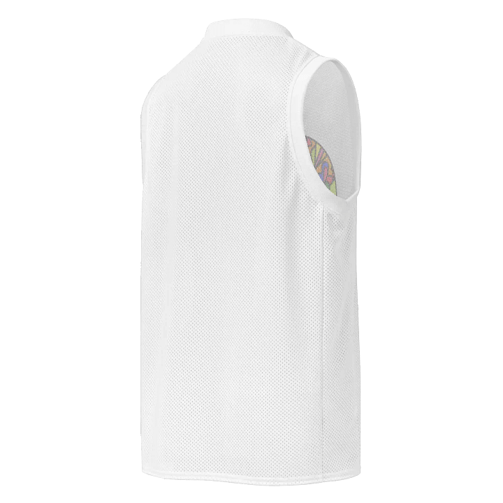Psychedelic Swirls All-Over Basketball Jersey - Wave at Sunset product image (2)