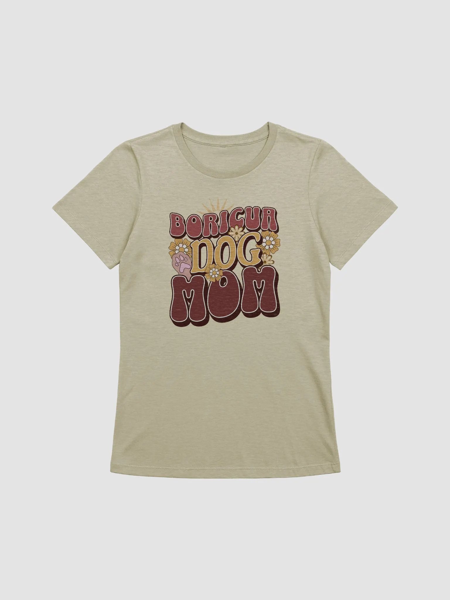 Boricua Dog Mom Camiseta de Mujer product image (1)