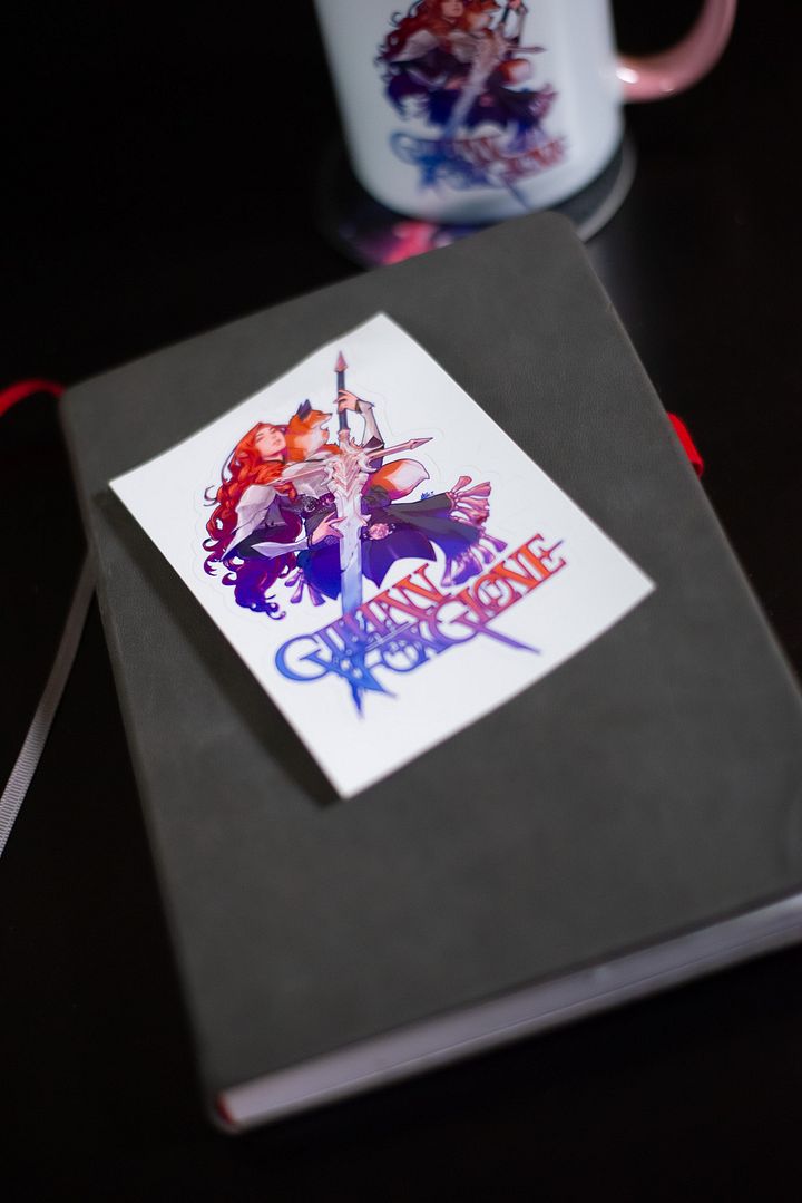 Gillian Foxglove Knight and the Fox Sticker product image (2)
