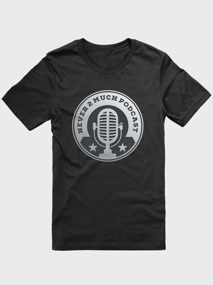 Vintage Mic Never 2 Much Podcast T-Shirt product image (1)