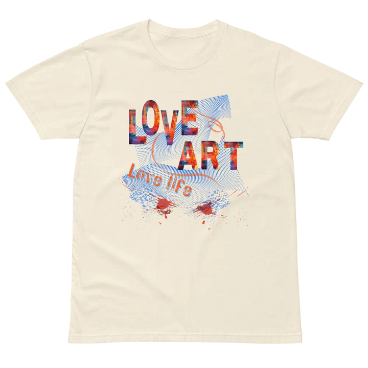 T Shirt for the artist mom “ Love Making Art’  Perfect gift product image (2)