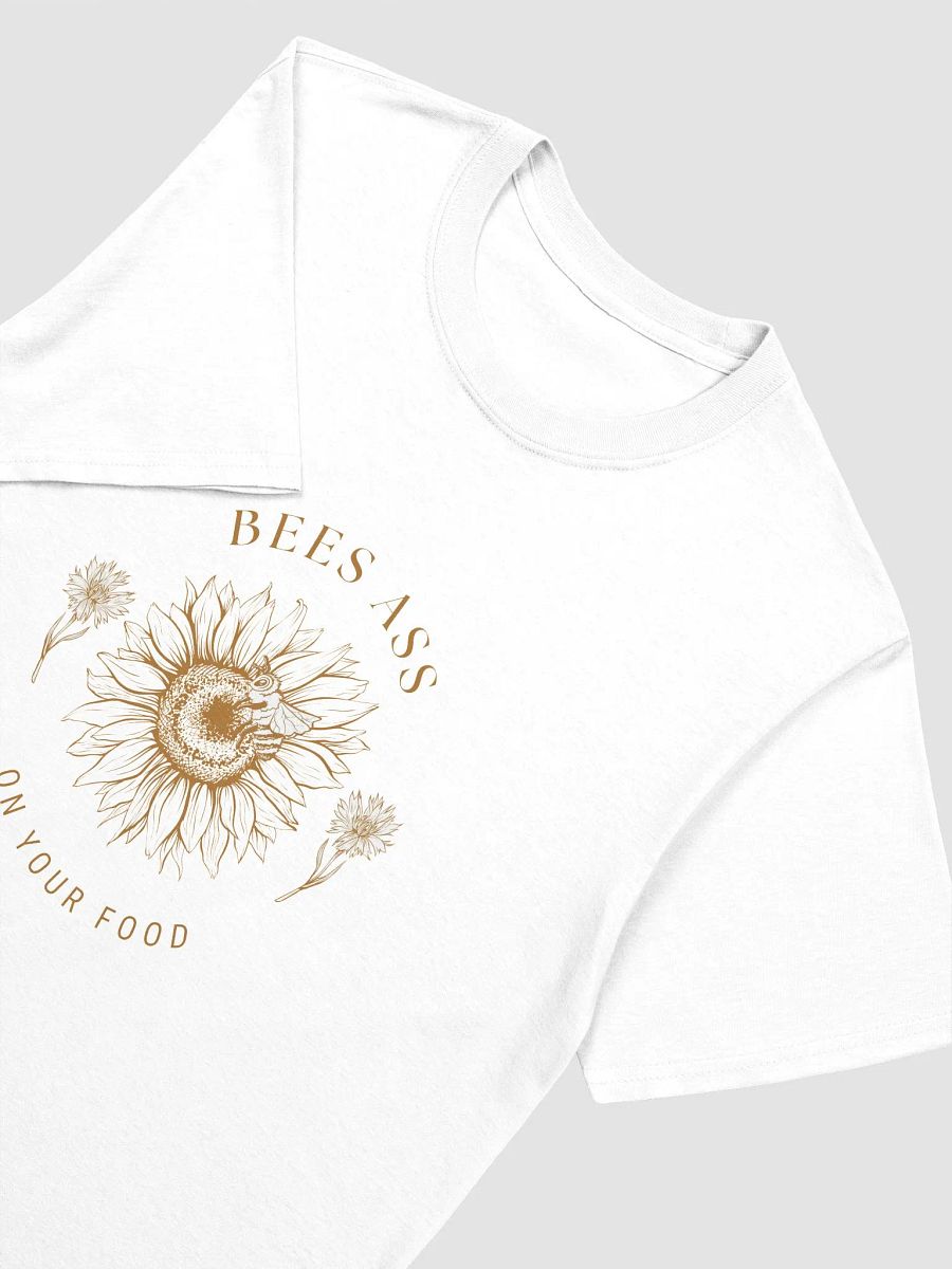 Bees Ass on Your Food Graphic Tee – Playful Vintage Botanical Statement Shirt product image (3)