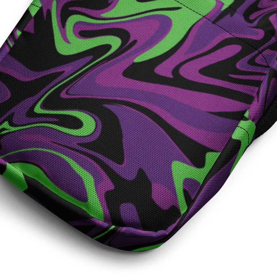 Purple Lime Swirl Utility Crossbody Bag product image (8)