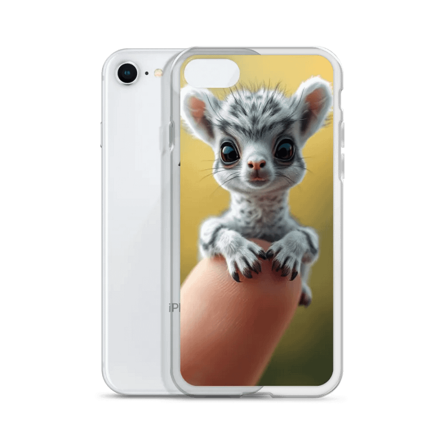Whimsical Alpaca on a Finger Creature iPhone® Case product image (51)