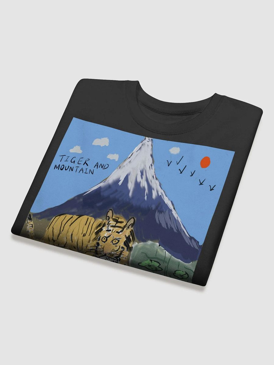 Cotton Heritage Premium Sweatshirt: tiger and mountain product image (41)
