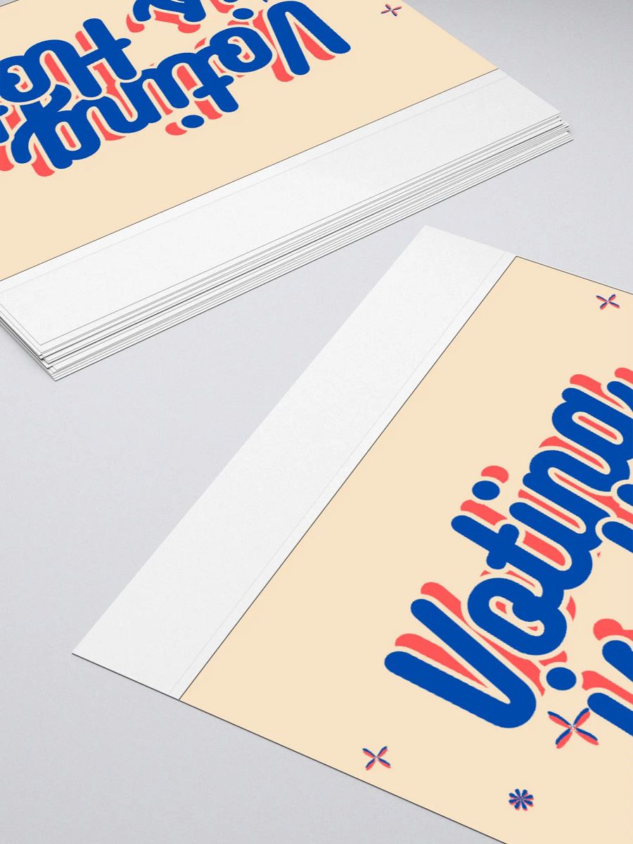 Voting is Hot Sticker product image (4)