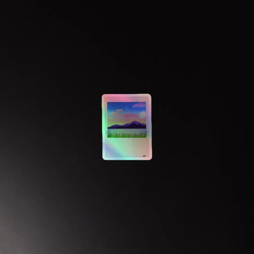 Dreamy memory holographic sticker product image (4)