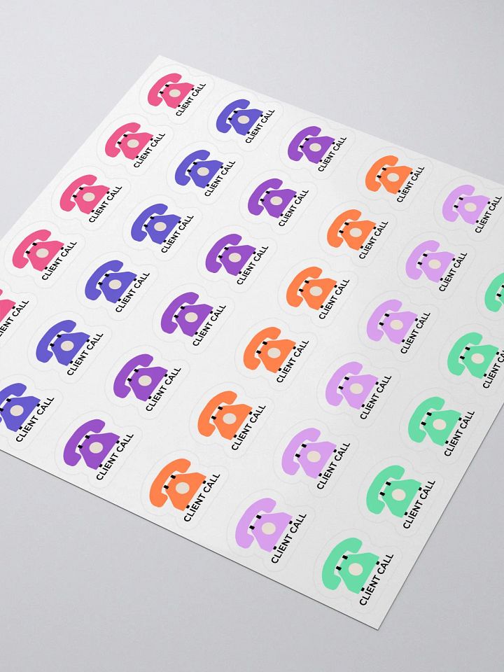 Client Call Stickers – Hand-Drawn, Functional Planner Stickers for Bullet Journals, Work, and Office Organization product image (2)
