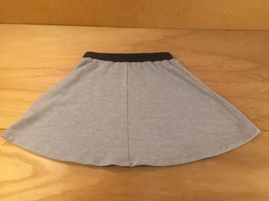 DISNEY D-Signed cotton gray tsum tsum skirt black trim size 10/12 & JACKET 14/16 product image (5)