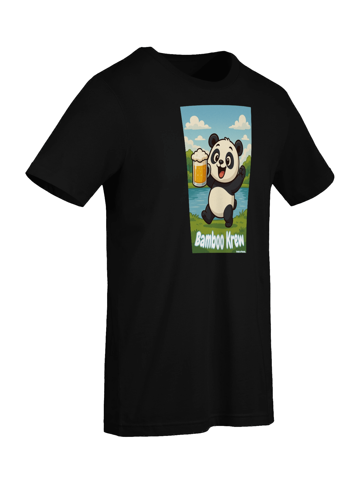Bamboo Krew Panda Beer T-Shirt product image (2)