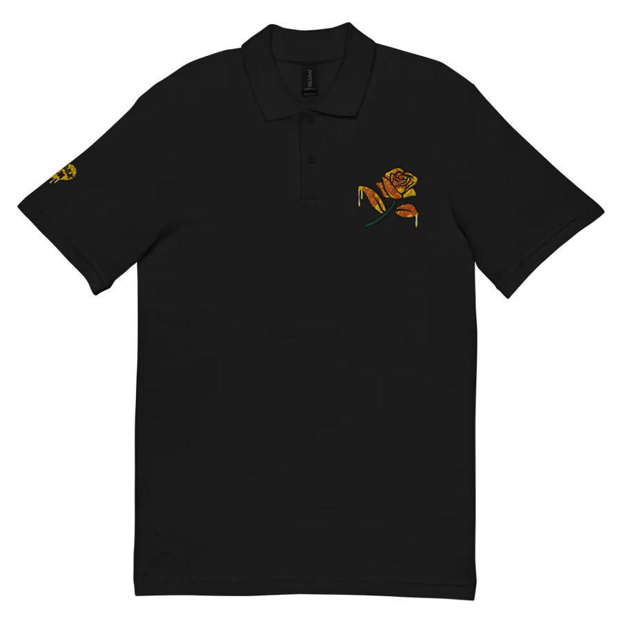 UNISEX HOT BOX FAM JFLOW ROSE DRIP EMOTE POLO product image (9)