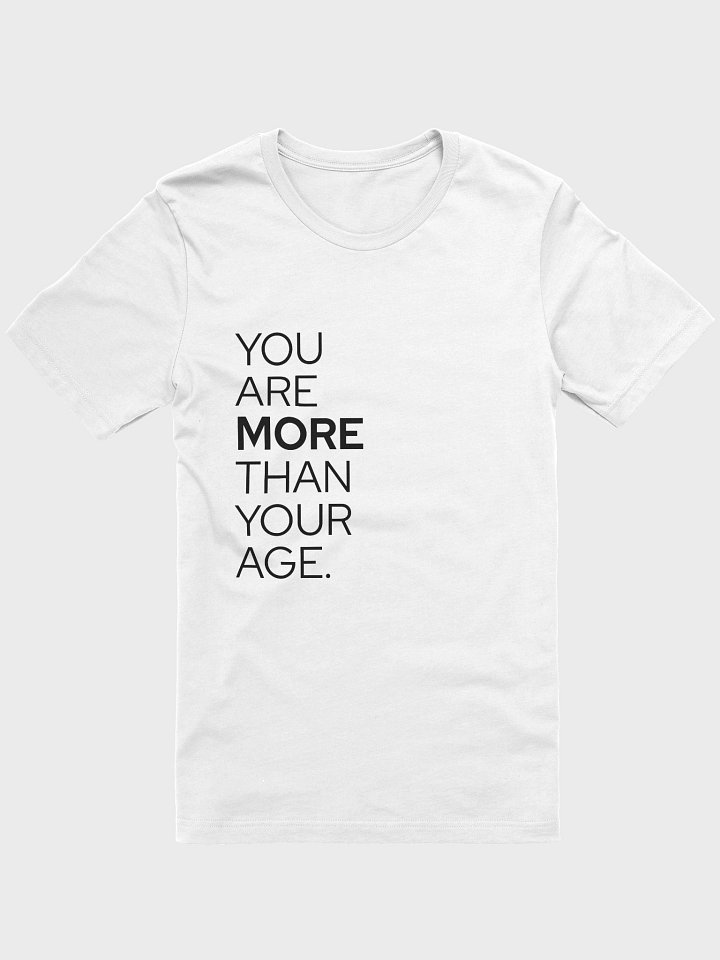 MTYA White T/Black Letters product image (1)