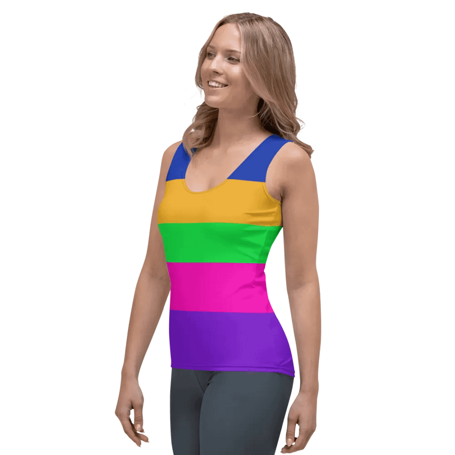 Color Block Women's Tank Top product image (5)