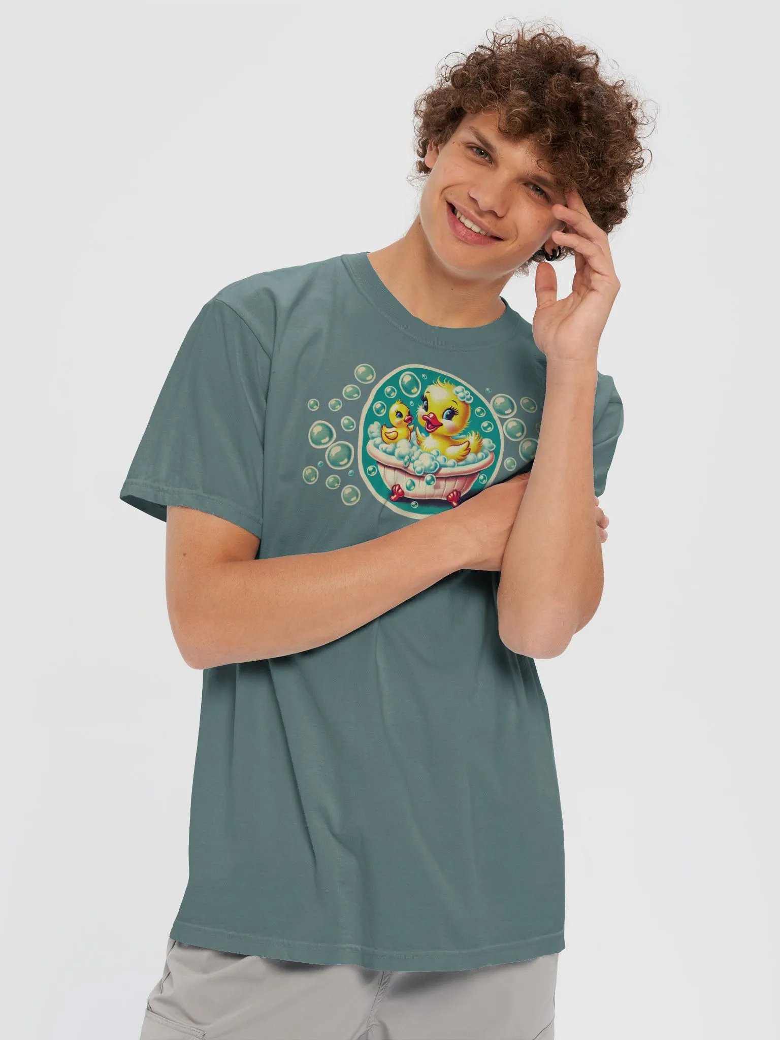 Ducky in a Bubble Bath Comfort Colors T-Shirt product image (21)