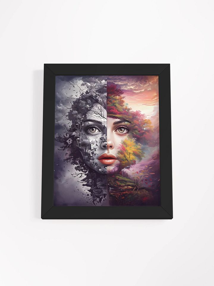 Metamorphosis Split-Face Framed Poster product image (2)