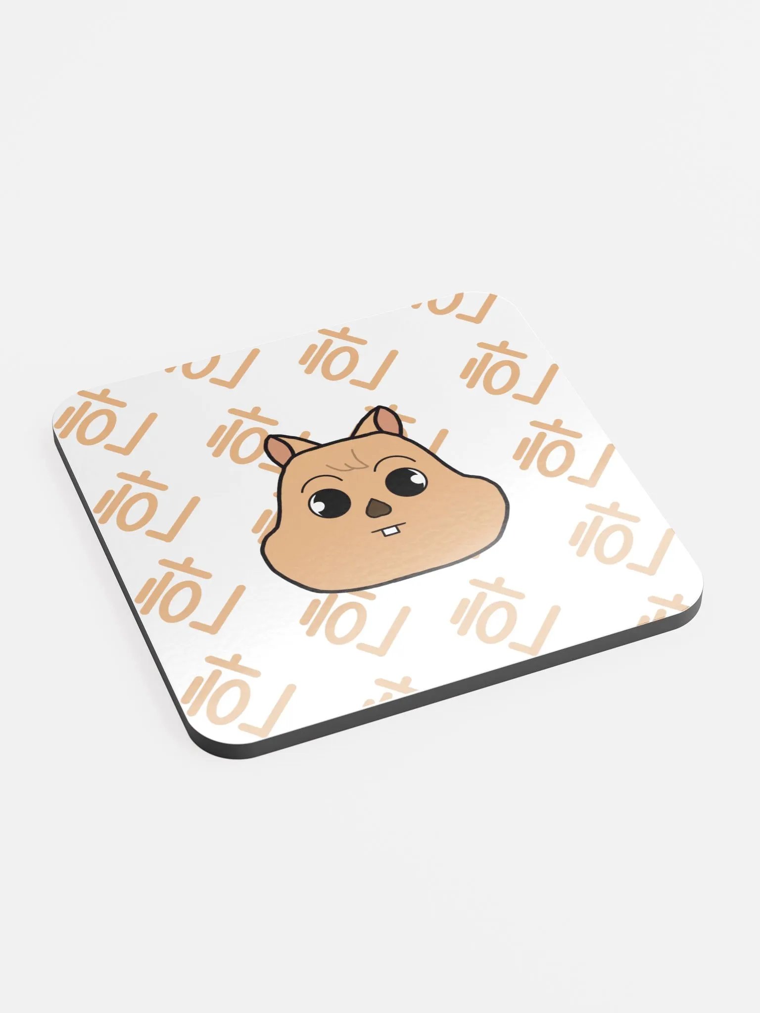 Han Quokka face and hangul coaster product image (2)