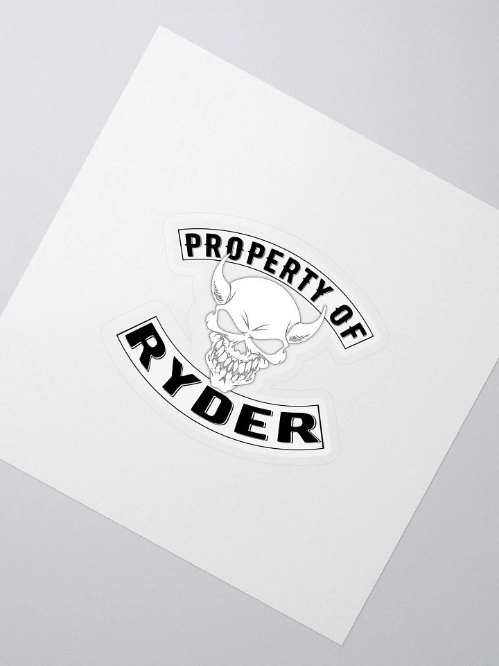Property of Ryder Sticker product image (2)