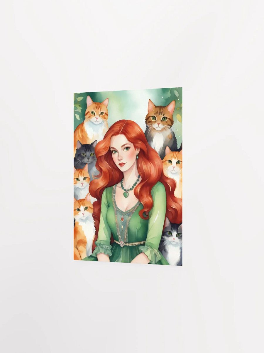 Red Cat Lady Poster product image (6)