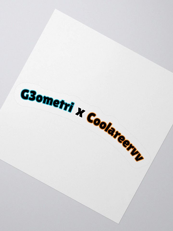 G3ometri X Coolareervv - Sticker product image (2)