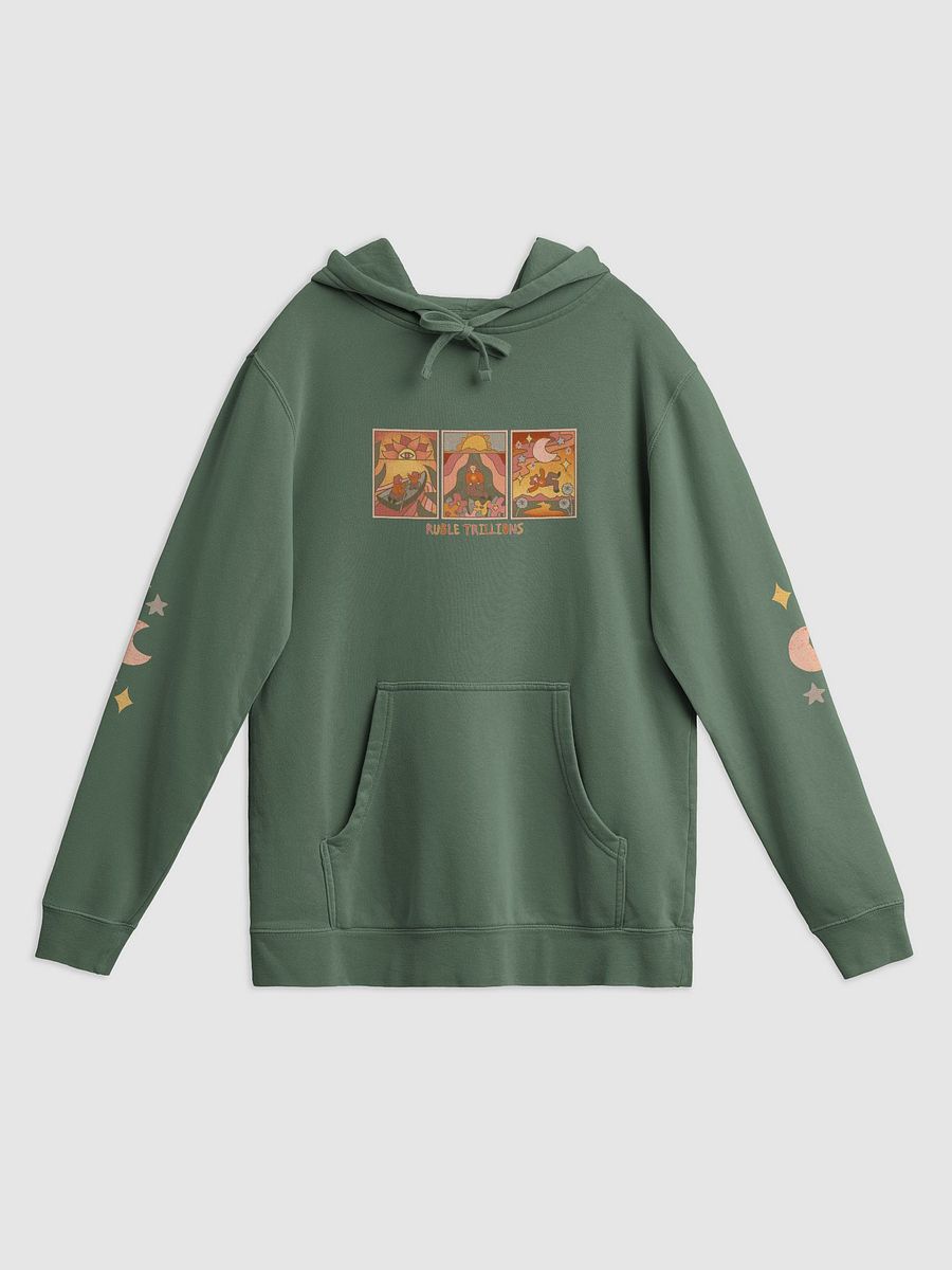 Tarot Trio with Celestial Sleeves - Independent Trading Co. Hoodie product image (2)